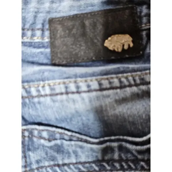 Buffalo David Bitton Jeans Girls 16 Blue Denim Stretch Mid Rise Straight Leg - Picture 10 of 10